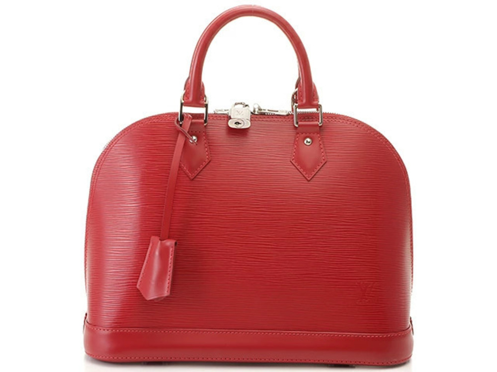 Louis Vuitton Epi Alma Carmine